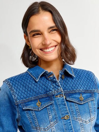 CHAQUETA MUJER REGATTA ALGODÓN CORTA DENIM - 3