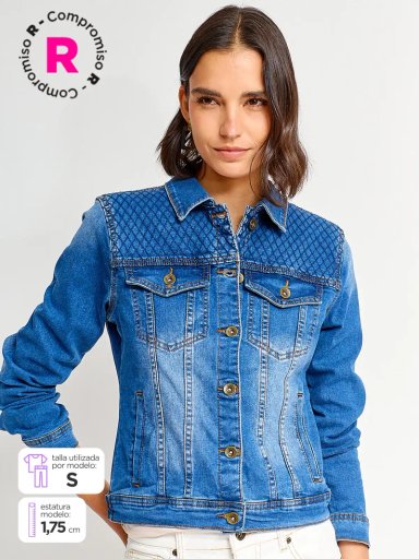 CHAQUETA MUJER REGATTA ALGODÓN CORTA DENIM - 1