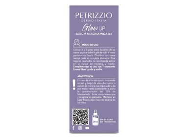 SÉRUM PETRIZZIO GLOW UP NIACINAMIDA 10% 28 ML - 3