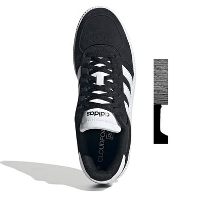 ZAPATILLAS MUJER ADIDAS CASUALES NEGRO BREAKNET SLEEK - 5