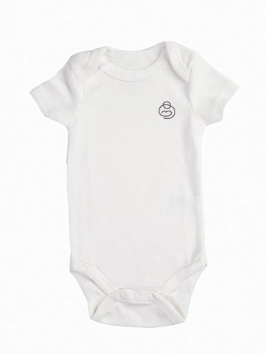 PACK 8 BODYS ALGODÓN UNISEX BEBESIT BLANCO MANGA CORTA - 3