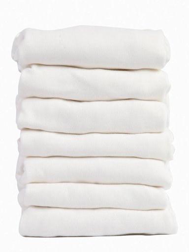 PACK 8 BODYS ALGODÓN UNISEX BEBESIT BLANCO MANGA CORTA - 4