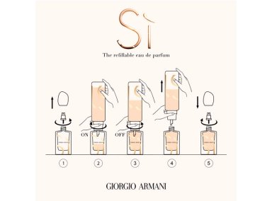 PERFUME REFILL GIORGIO ARMANI SÍ PARA MUJER EDP 100ML - 5