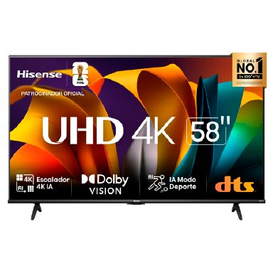 SMART TV HISENSE LED 4K UHD 58” 58A6N - 2