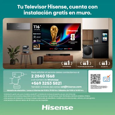 SMART TV HISENSE LED 4K UHD 58” 58A6N - 12