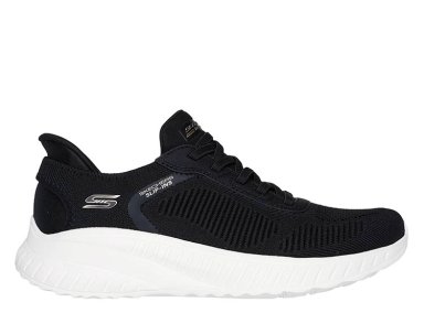 ZAPATILLAS MUJER SKECHERS CASUAL NEGRO BOBS SQUAD CHAOS - 1