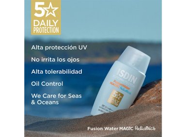 FOTOPROTECTOR ISDIN FUSION WATER MAGIC PEDIATRICS SPF50 50 ML - 4