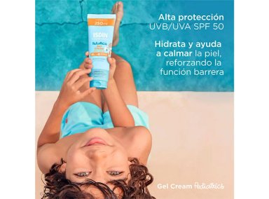 PROTECTOR SOLAR FACIAL ISDIN CREAM GEL PEDIATRICS SPF 50+ 250 ML - 2
