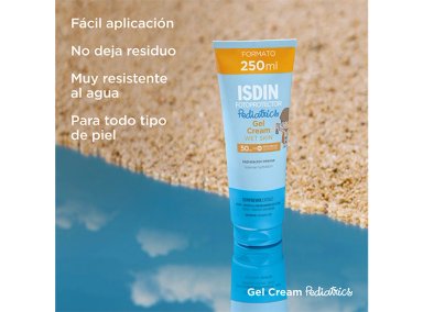 PROTECTOR SOLAR FACIAL ISDIN CREAM GEL PEDIATRICS SPF 50+ 250 ML - 3