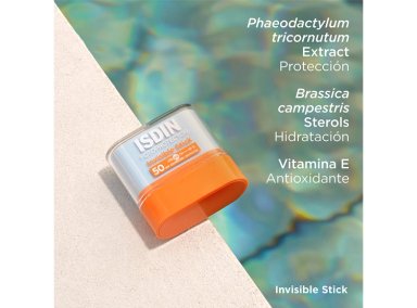 PROTECTOR SOLAR FACIAL ISDIN INVISIBLE STICK SPF 50 10 ML - 6