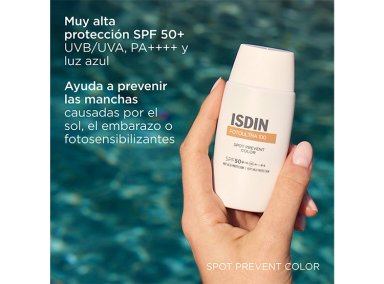 PROTECTOR SOLAR FACIAL ISDIN SPOT PREVENT COLOR SPF 50+ 50 ML - 2