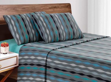 JUEGO DE SABANAS ANDES POLAR ONDAS 2 PL - 1
