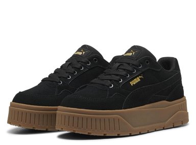 ZAPATILLAS MUJER PUMA CASUAL NEGRO KARMEN II IDOL SD CUERO - 3