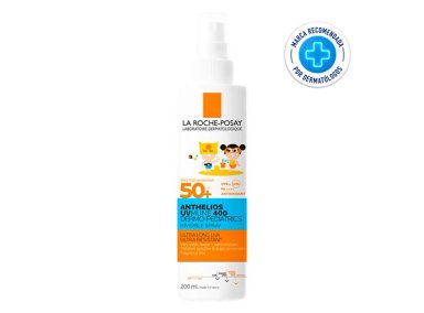PROTECTOR SOLAR CORPORAL LA ROCHE-POSAY ANTHELIOS UV MUNE 400 DERMO PEDIATRICS INVISIBLE SPF 50+ 200 ML - 1