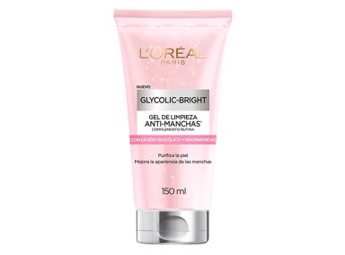 LIMPIADOR FACIAL LOREAL GEL ANTIMANCHAS LIMPIEZA GLYCOLIC BRIGHT 150 ML - 1