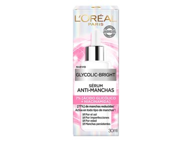 SERUM FACIAL LOREAL ANTIMANCHAS GLYCOLIC BRIGHT 0.07 ÁCIDO GLICÓLICO + NIACINAMIDA 30 ML - 2