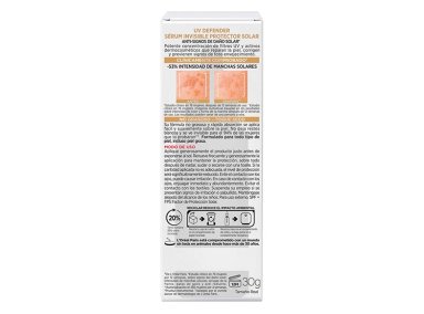 PROTECTOR SOLAR FACIAL LOREAL SERUM INVISIBLE UV DEFENDER SPF 50+ 30 ML - 4