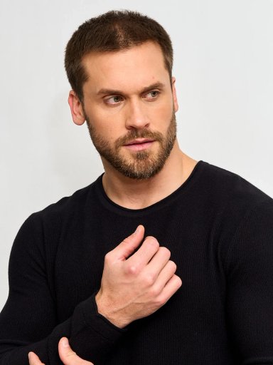 SWEATER ALGODÓN HOMBRE BARBADOS CREW NECK LISO - 3