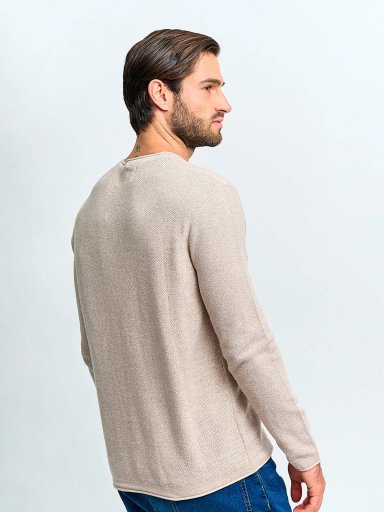 SWEATER ALGODÓN HOMBRE BARBADOS CREW NECK LISO - 2