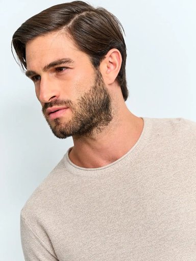 SWEATER ALGODÓN HOMBRE BARBADOS CREW NECK LISO - 3
