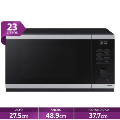 MICROONDAS SAMSUNG 23 L MS23DG4504ATZS QUICK DEFROST PLATO GIRATORIO - 1