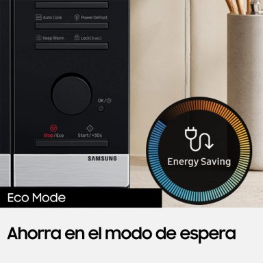 MICROONDAS SAMSUNG 23 L MS23DG4504ATZS QUICK DEFROST PLATO GIRATORIO - 8
