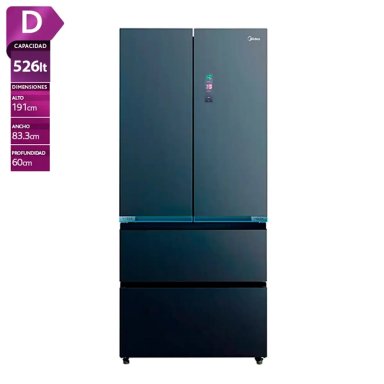 REFRIGERADOR FRENCH DOOR MIDEA MDRFD705BIE70 526L NO FROST GRIS - 1