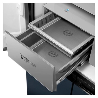 REFRIGERADOR SIDE BY SIDE MIDEA MDRMD706BIE70 527L NO FROST GRIS - 9