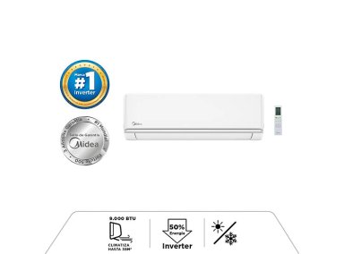 AIRE ACONDICIONADO SPLIT MIDEA XTRA 9000 BTU FRÍO CALOR INVERTER - 2