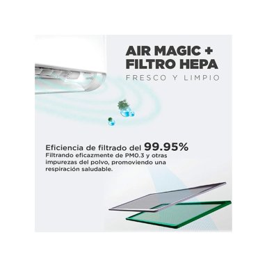 AIRE ACONDICIONADO SPLIT MIDEA BREEZELESS 9000 BTU WIFI FRÍO CALOR INVERTER - 8