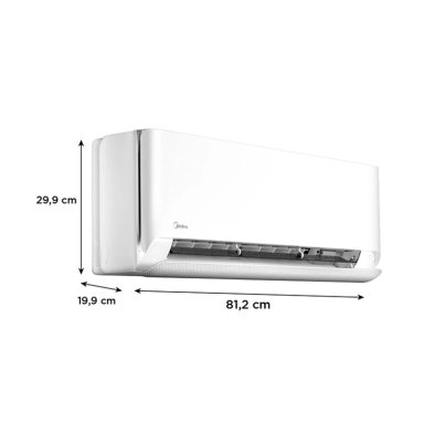 AIRE ACONDICIONADO SPLIT MIDEA BREEZELESS 12000 BTU WIFI FRÍO CALOR INVERTER - 11