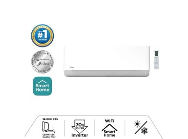 AIRE ACONDICIONADO SPLIT MIDEA BREEZELESS 18000 BTU WIFI FRÍO CALOR INVERTER - 2