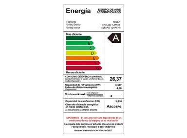 AIRE ACONDICIONADO SPLIT MIDEA BREEZELESS 18000 BTU WIFI FRÍO CALOR INVERTER - 13