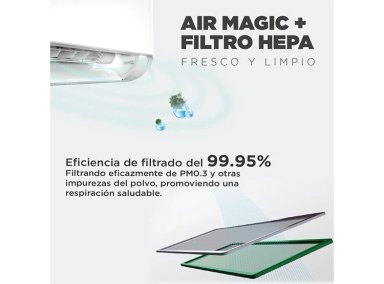 AIRE ACONDICIONADO SPLIT MIDEA BREEZELESS 18000 BTU WIFI FRÍO CALOR INVERTER - 9