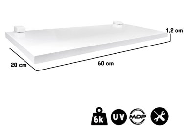 REPISA KIDSCOOL PACK X2 60 CM BLANCO - 3