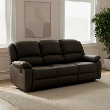 SOFÁ ROSEN RECLINABLE PROVIDENCE 3 CUERPOS GRAFITO - 2