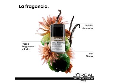 MÁSCARA SIN ENJUAGUE LORÉAL PROFESSIONNEL ABSOLUT REPAIR MOLECULAR DE REPARACIÓN MOLECULAR PROFUNDA PARA CABELLO DAÑADO 50 ML - 6