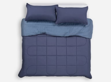 PLUMÓN ROSEN LINES DENIM 2 PLAZAS MULTICOLOR - 2