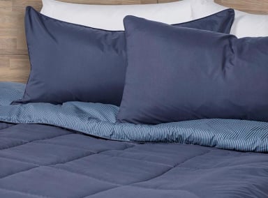 PLUMÓN ROSEN LINES DENIM 2 PLAZAS MULTICOLOR - 4