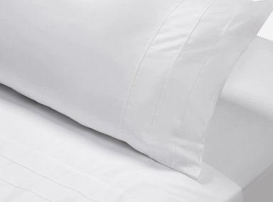 SABANA 300 HILOS LISA BLANCA S.KING                     - 2