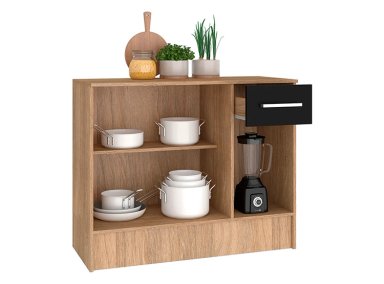MUEBLE DE COCINA VEKKA HOME MADRI BASE GRIS - 5