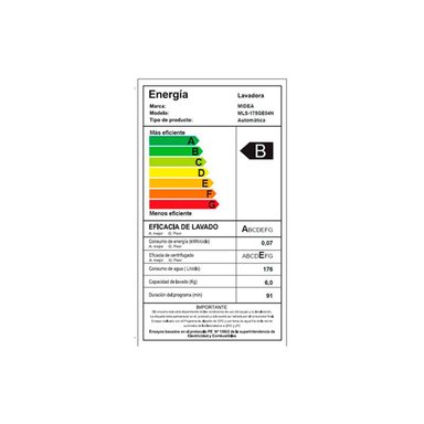 LAVADORA CARGA SUPERIOR MIDEA MLS-175GE04N 17.5KG GRIS - 8