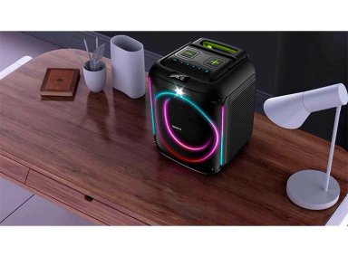 PARLANTE BLUETOOTH MASTER G KARAOKE SCRATCH - 4
