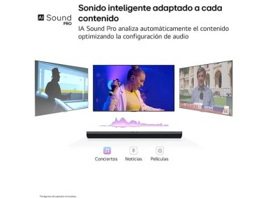SOUNDBAR BLUETOOTH LG S70TY 400W 3.1.1 CANALES - 11