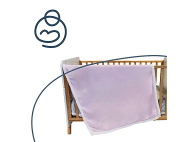 MANTA SHERPA DE POLAR ROSADO BEBESIT - 5