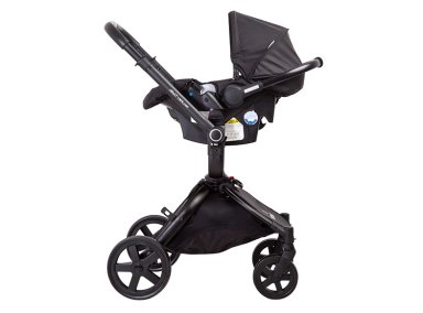 COCHE CUNA TRAVEL SYSTEM BEBE DELUXE 360° CON BASE NEGRO - 4