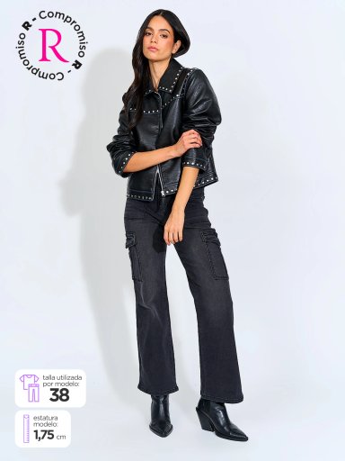 JEANS MUJER BARBADOS CARGO - 1