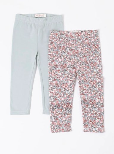 PACK CALZAS NIÑA BABY HARVEST LISA Y ESTAMPADA - 1