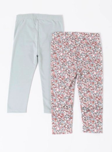 PACK CALZAS NIÑA BABY HARVEST LISA Y ESTAMPADA - 2