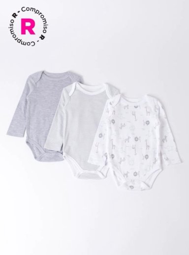 PACK X3 BODY UNISEX BABY HARVEST - 1
